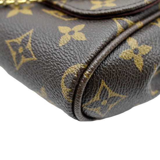 Favorite fabric crossbody bag Louis Vuitton Brown in Cloth - 35416289