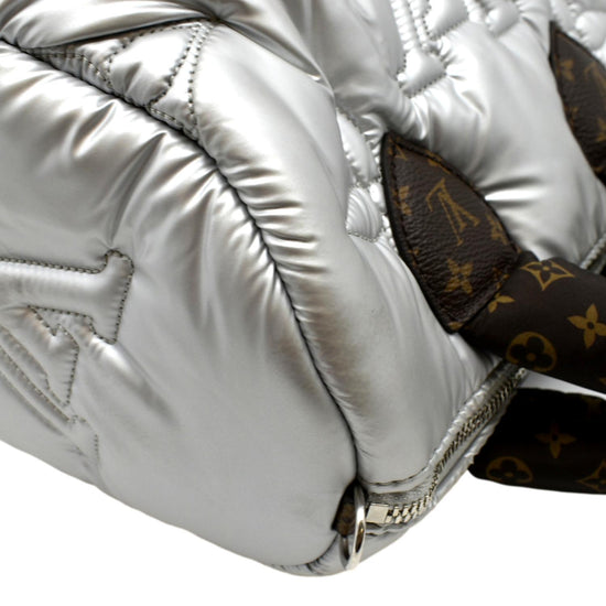 Louis Vuitton Pillow Speedy Bandouliere Bag Monogram Quilted Econyl Nylon  25 Black 1335532