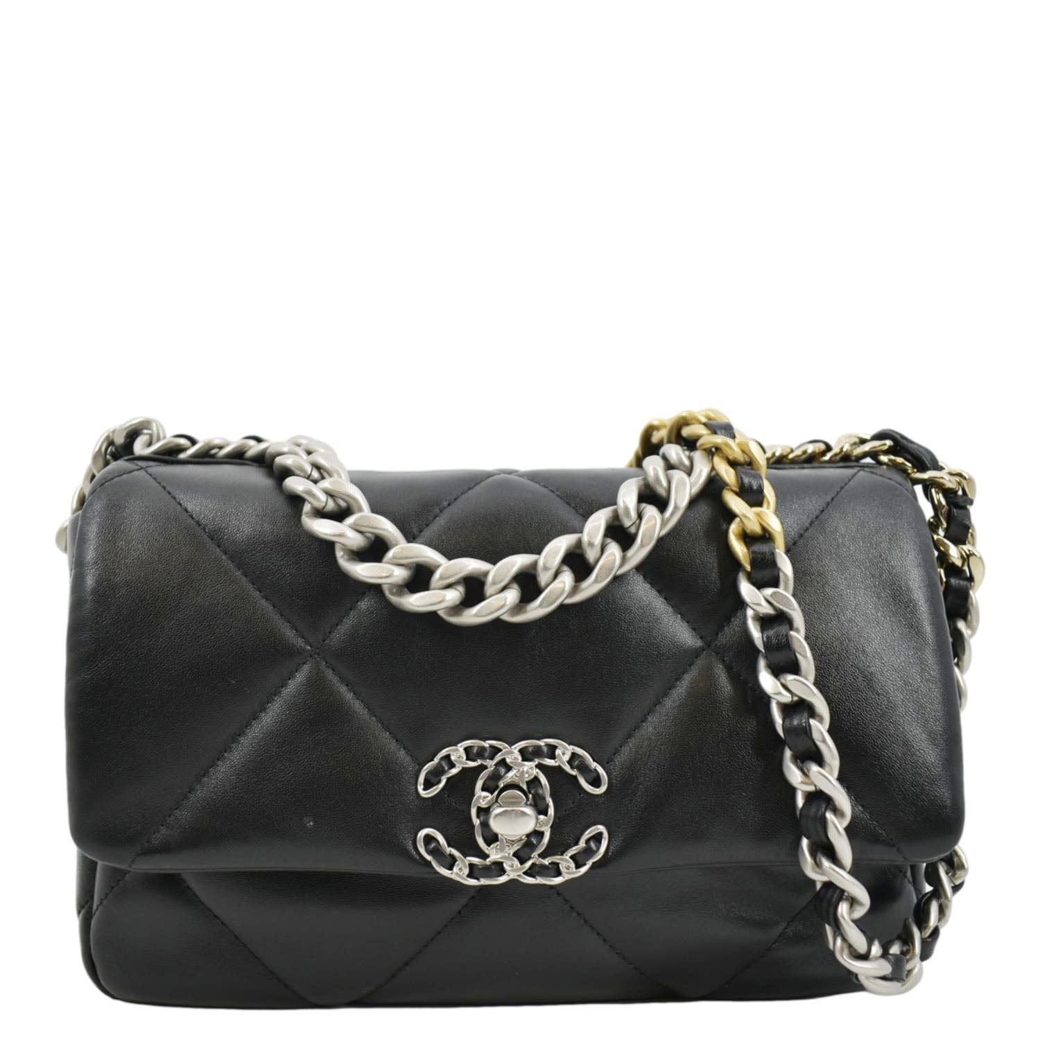 black and white chanel flap bag