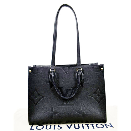 LOUIS VUITTON Empreinte Monogram Giant Onthego MM Black 1303082