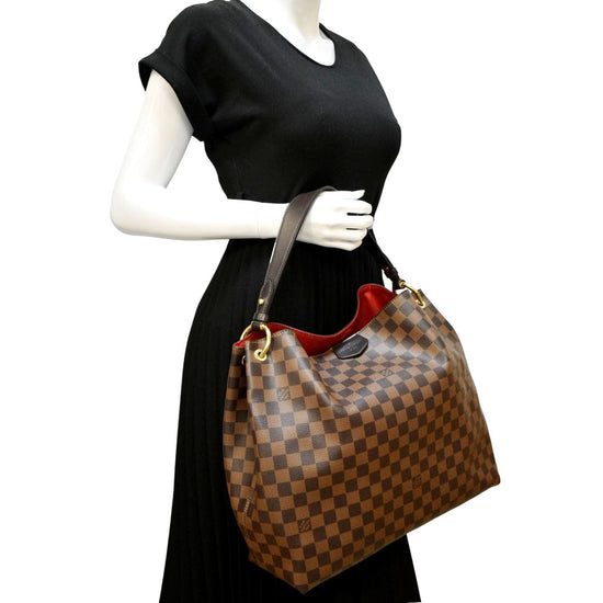 Louis Vuitton Damier Ebene Graceful MM - Brown Hobos, Handbags - LOU760088