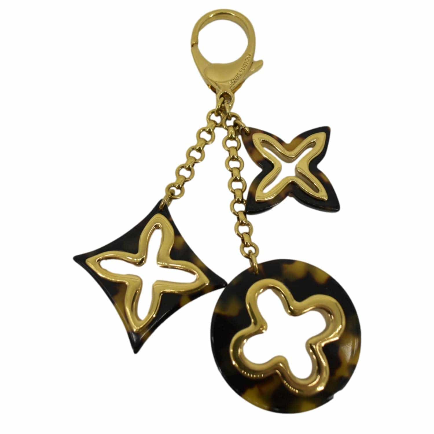 gold louis vuitton charm