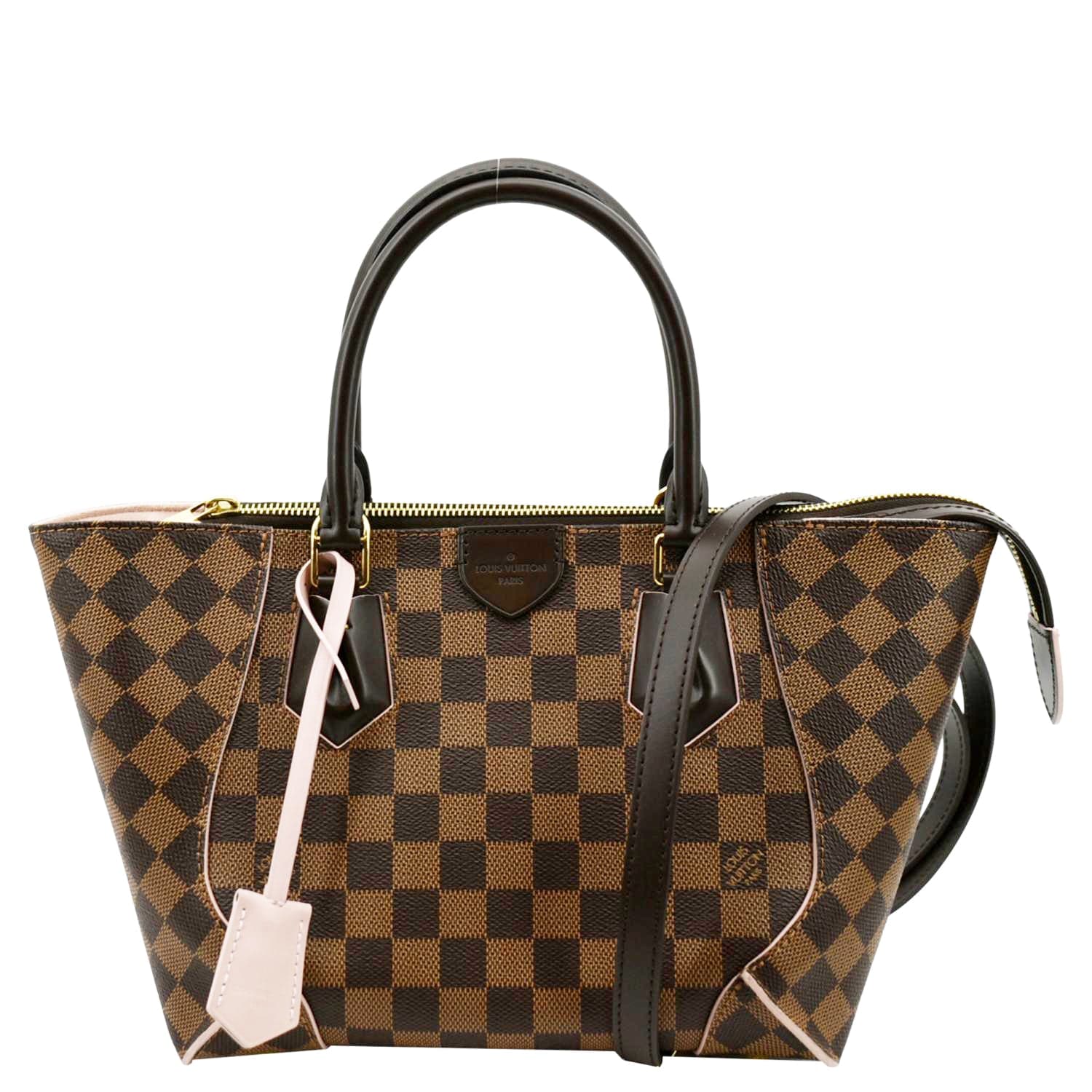 LOUIS VUITTON Caissa PM Damier Ebene Tote Shoulder Bag-US