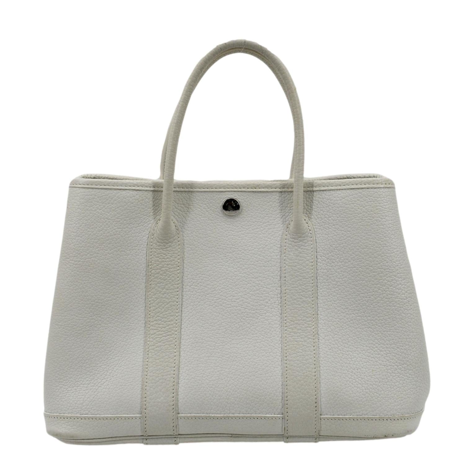 Hermes Garden Party Leather Tote Bag