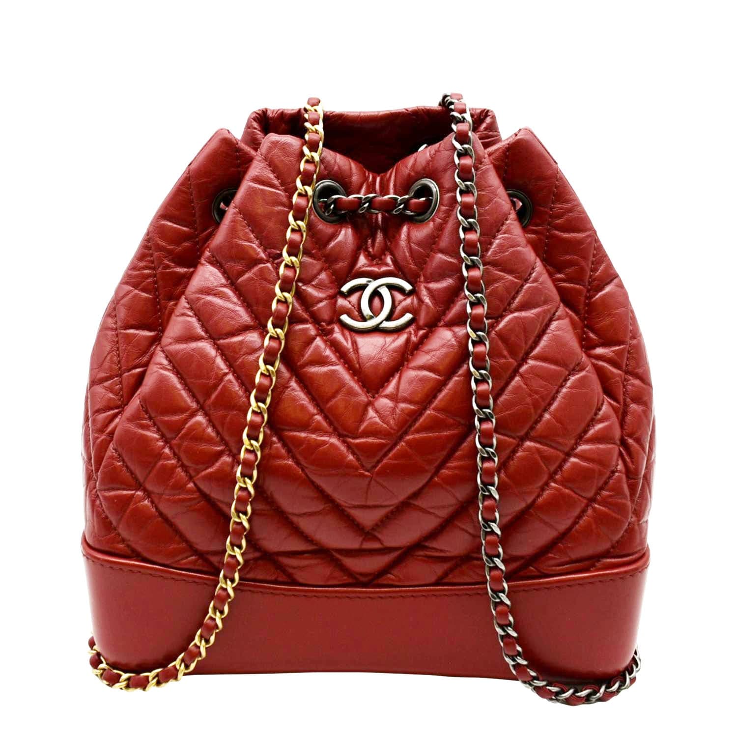Chanel Gabrielle Small Flap Bag - Red Shoulder Bags, Handbags