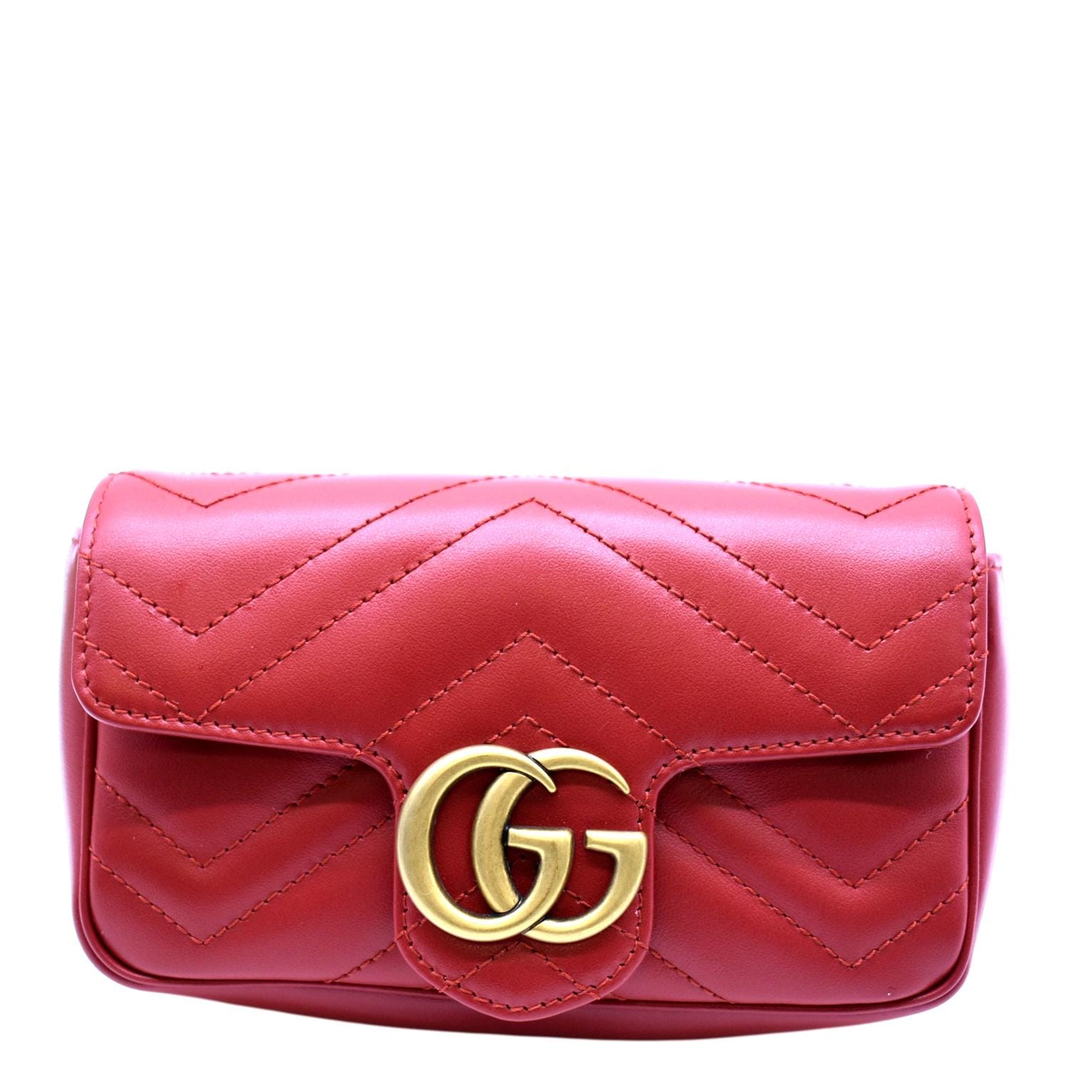 Gucci Matelasse Leather GG Marmont Super Mini Bag - FINAL SALE