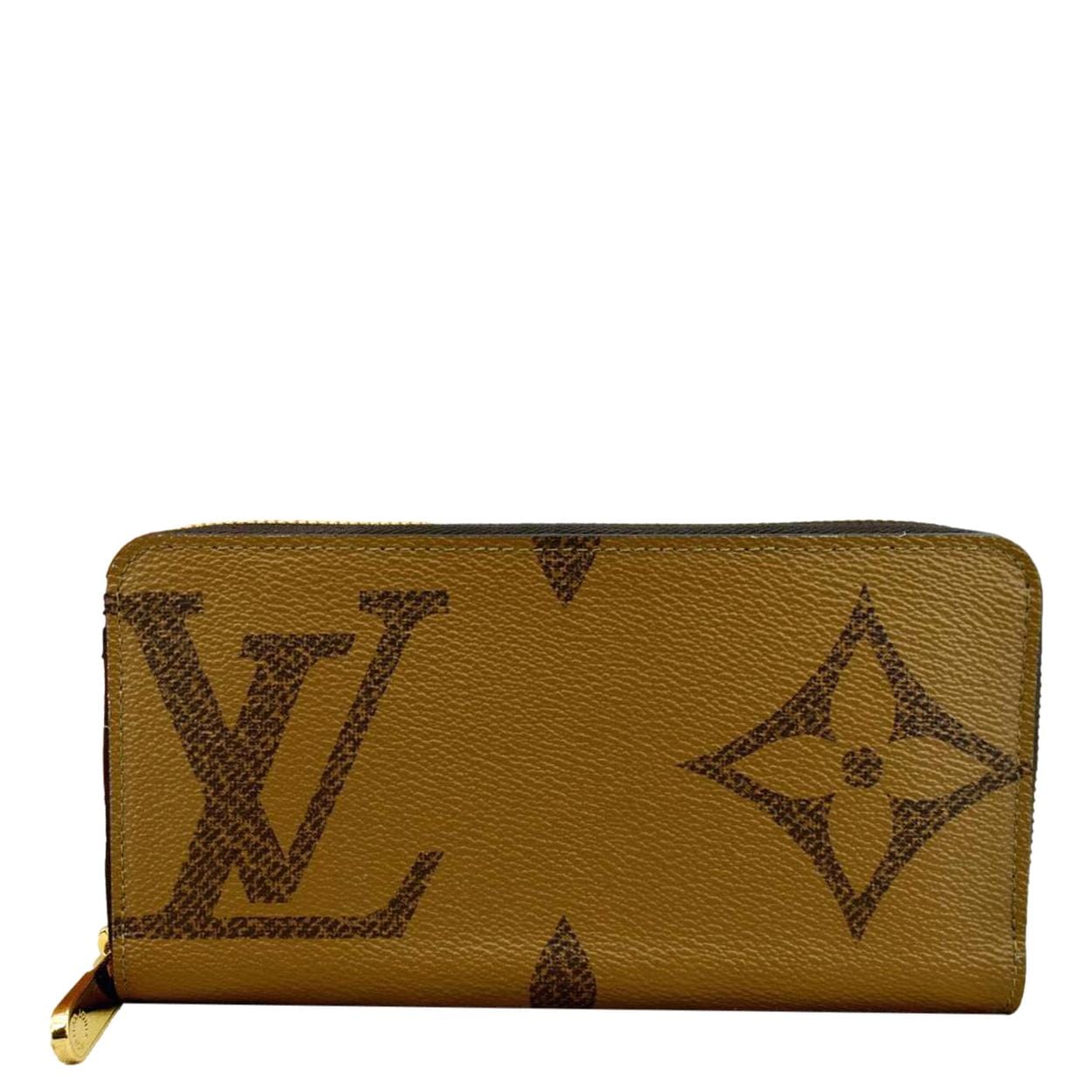 Louis Vuitton Card Holder Reverse Monogram Canvas Brown in Coated Canvas -  US