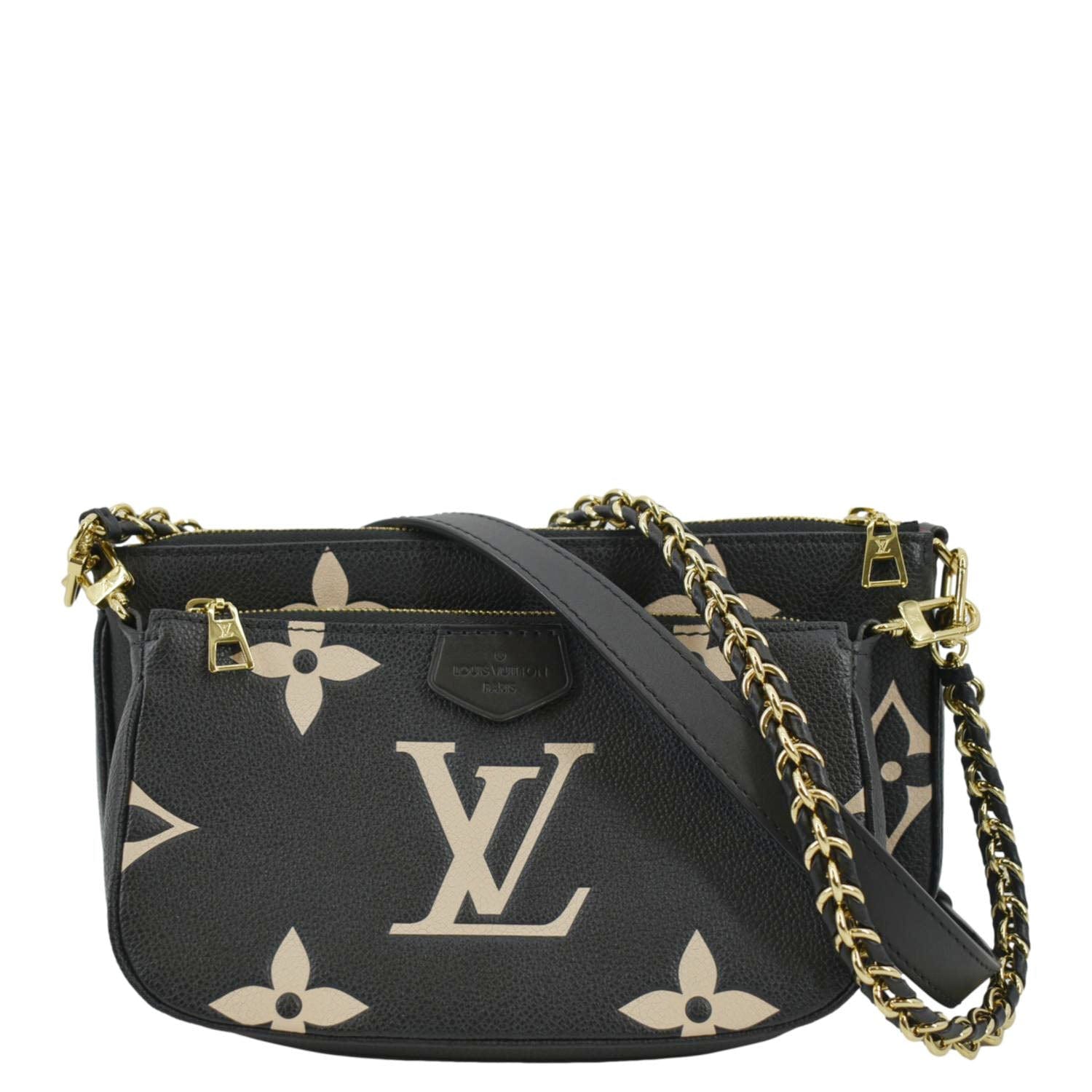 Louis Vuitton LV Multi Pochette Accessoires Crossbody Bag. 3 Bags In 1.