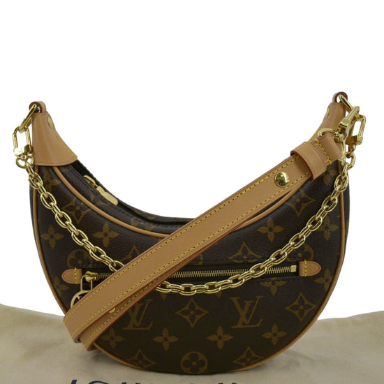 Louis Vuitton Loop Handbag Monogram Brown in Coated Canvas with