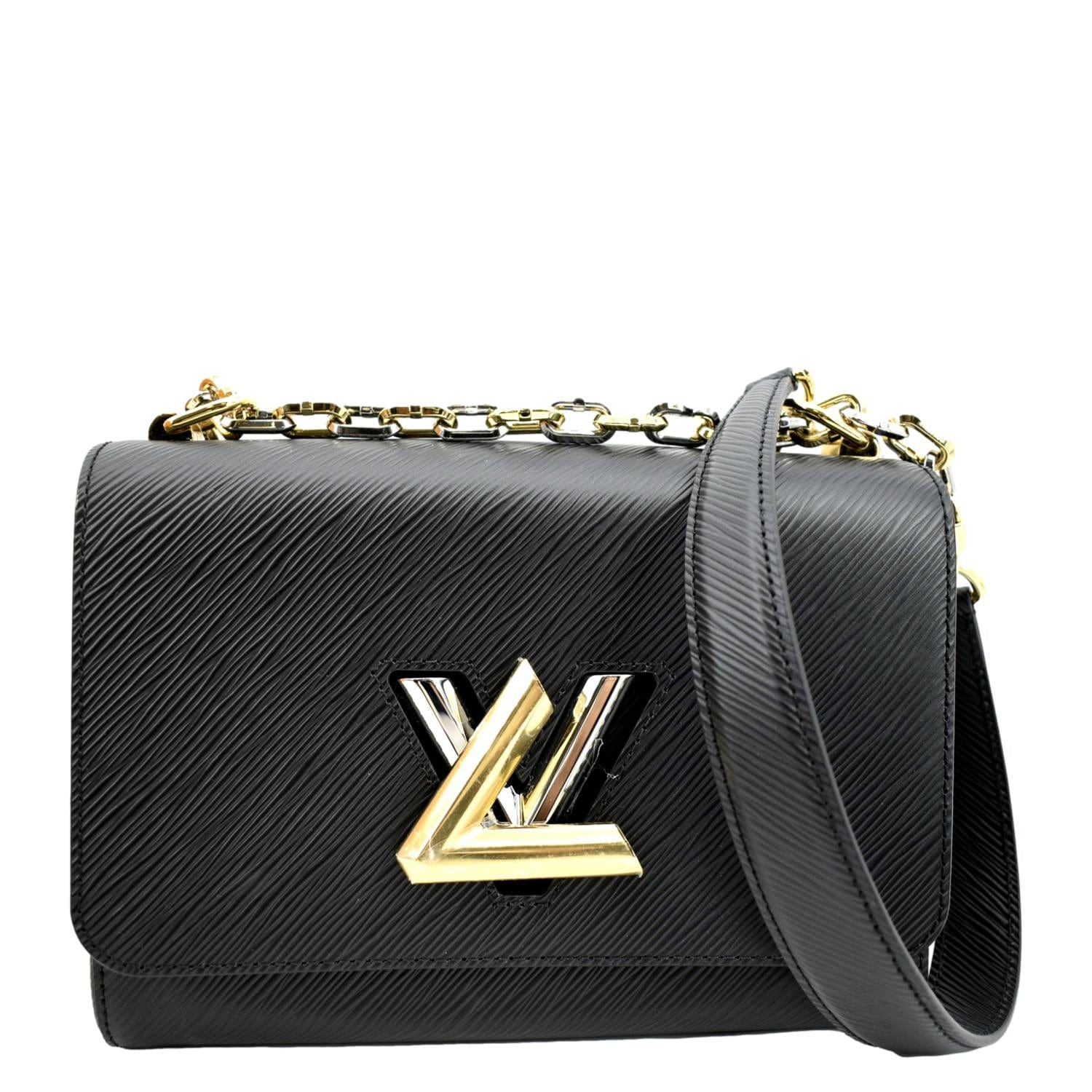 Louis Vuitton Twist MM Black Epi Leather Bag