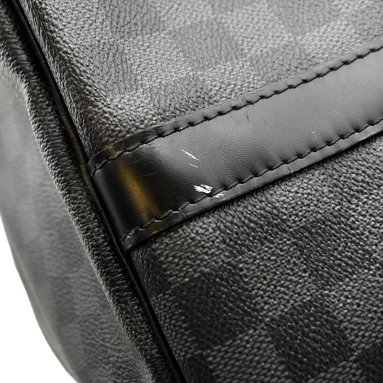 Keepall 55 Damier Graphite Bandouliere – Keeks Designer Handbags