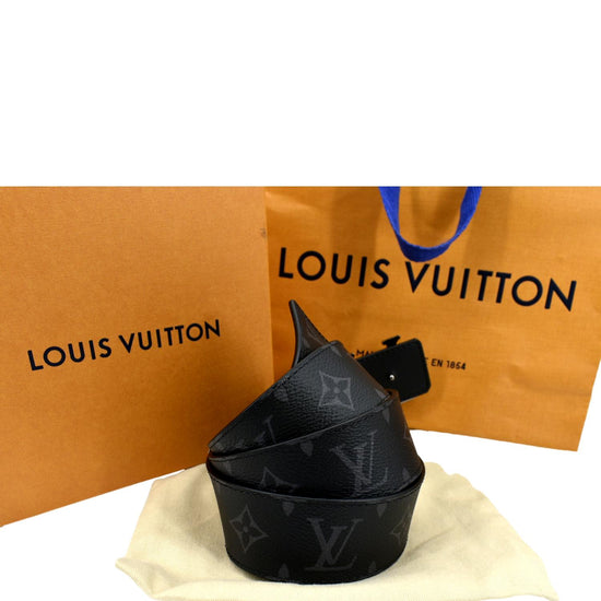 Louis Vuitton Monogram Eclipse Initiales Belt - 44 / 113.00 (SHG