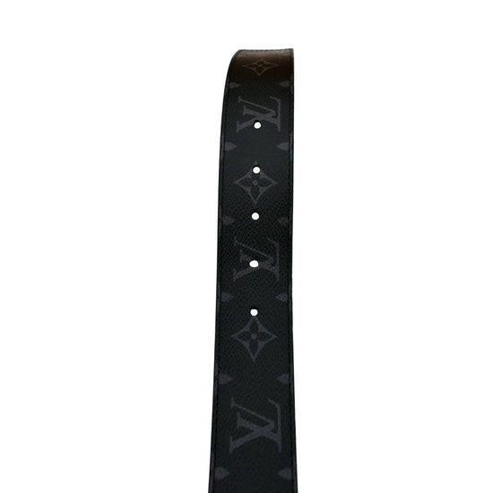 Louis Vuitton LV Initials 40 MM Black Grey Eclipse Monogram Belt Size 100  Me's – THE-ECHELON