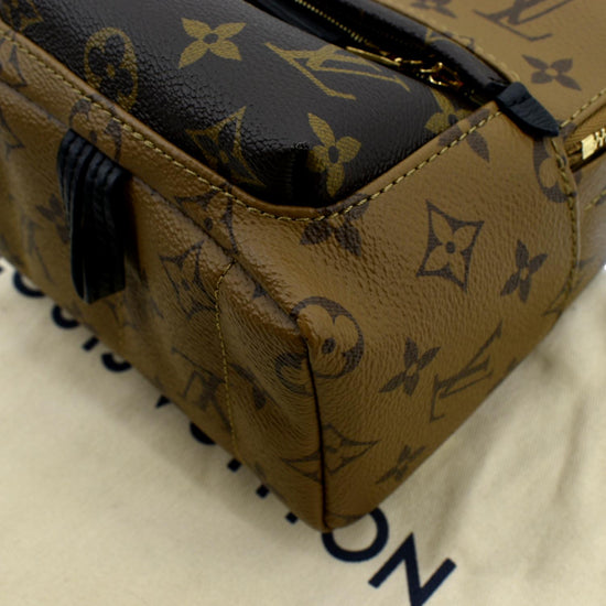 Louis Vuitton Palm Springs Mini Backpack Monogram Reverse Canvas Brown -  NOBLEMARS