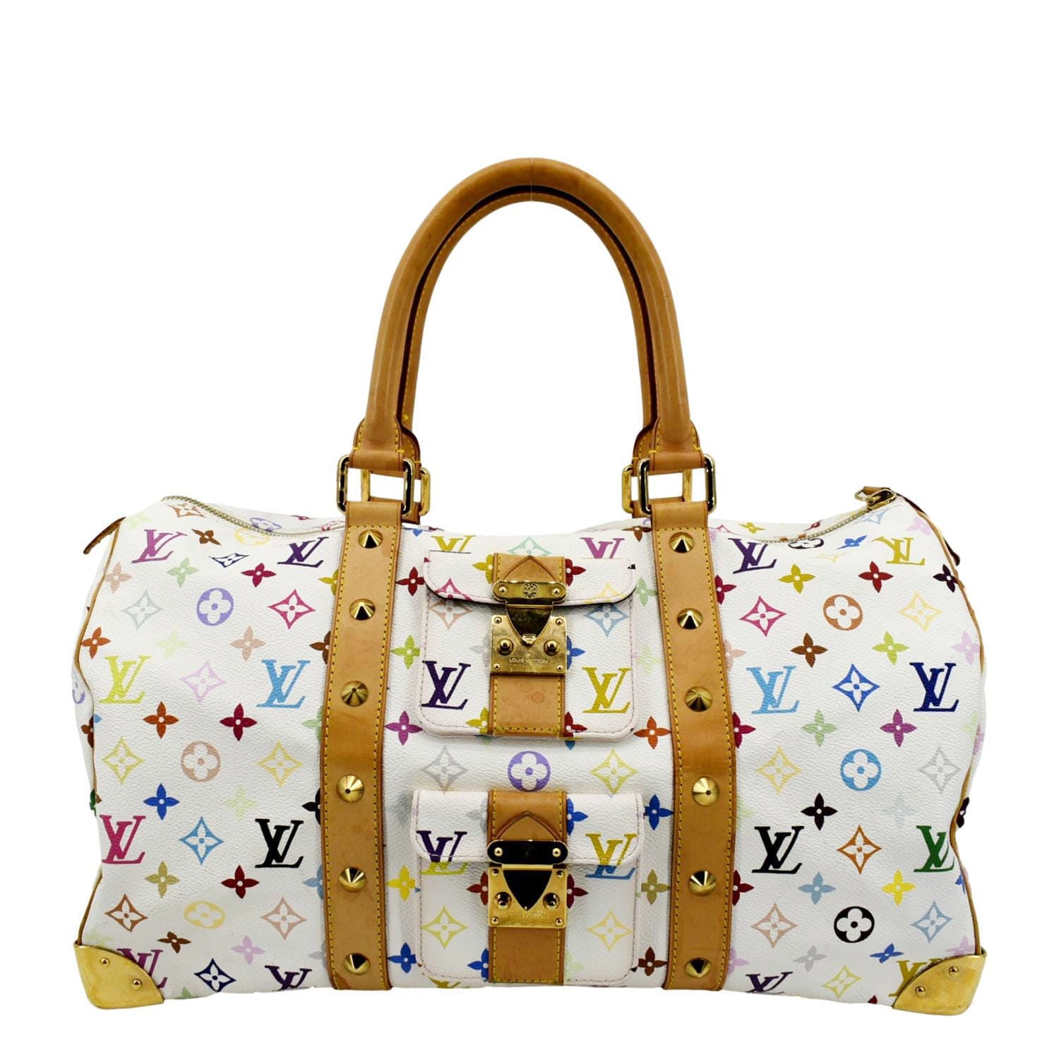 Louis Vuitton 2004 Pre-owned Monogram Multicolour Alma Handbag - White