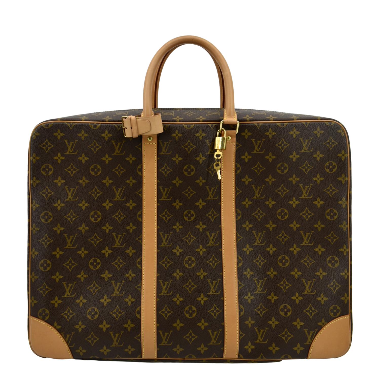 LOUIS VUITTON Sirius 45 Monogram Canvas Suitcase Travel Bag Brown