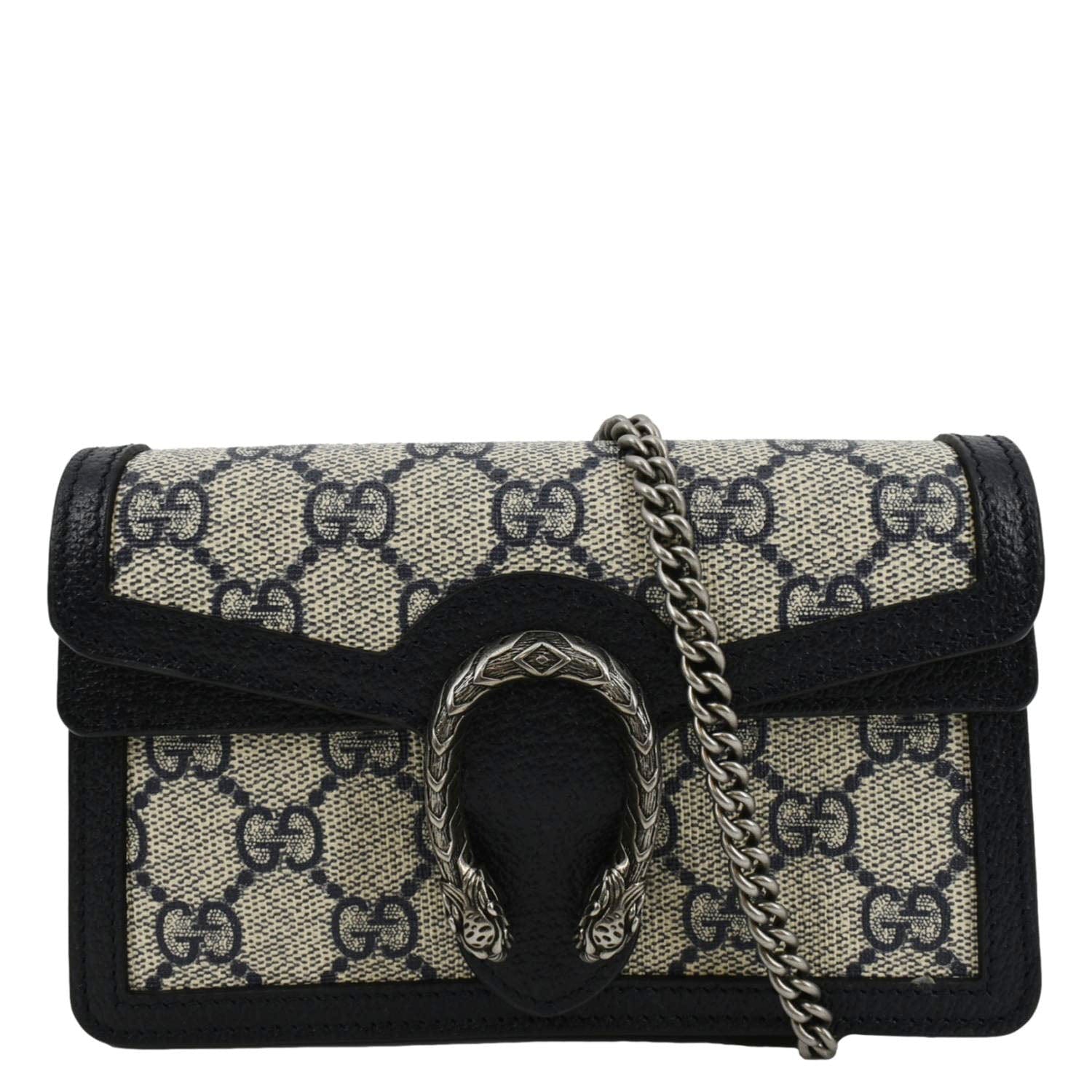 Gucci Dionysus GG Super Mini Bag in Black