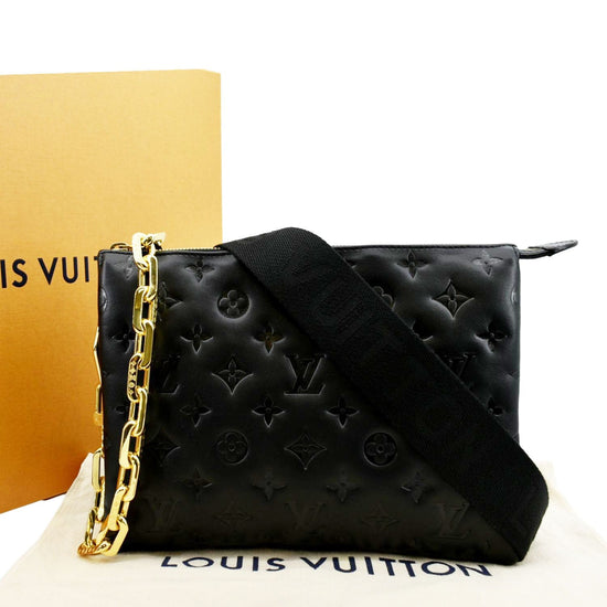 Louis Vuitton // Black Leather Monogram Coussin PM Bag – VSP Consignment