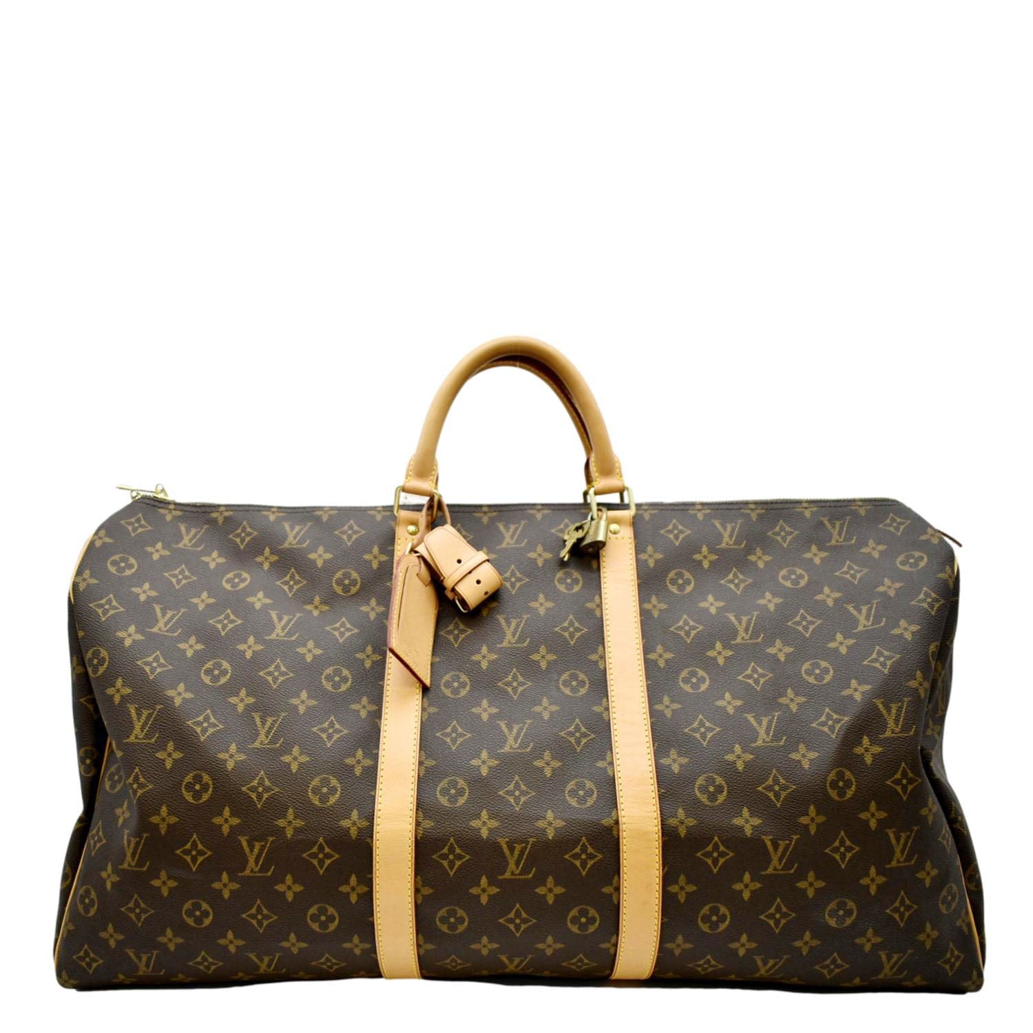 Louis Vuitton Keepall 60 Brown Cloth ref.920964 - Joli Closet