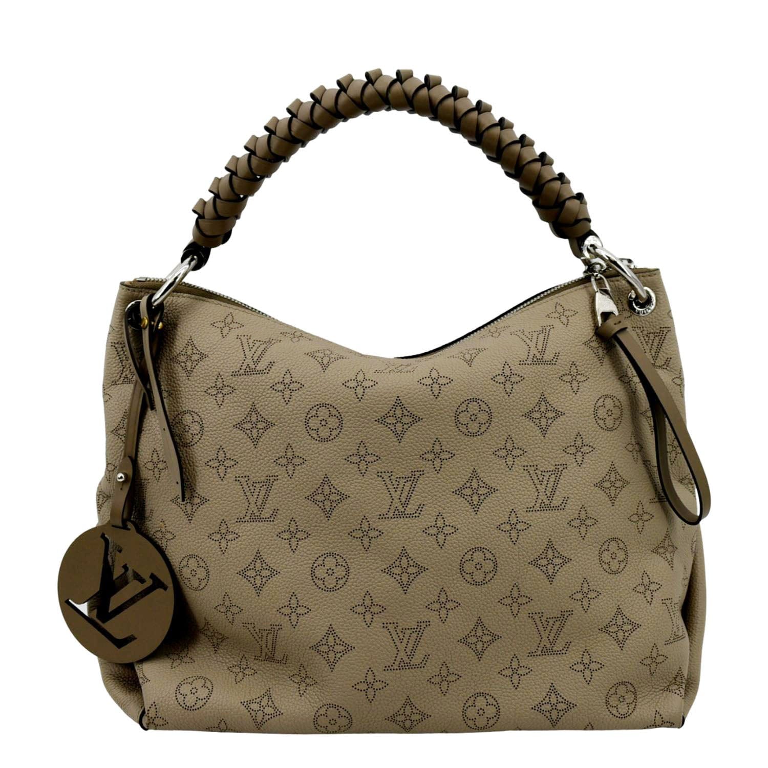 Louis Vuitton Black Mahina Leather Beaubourg Hobo Bag Louis Vuitton