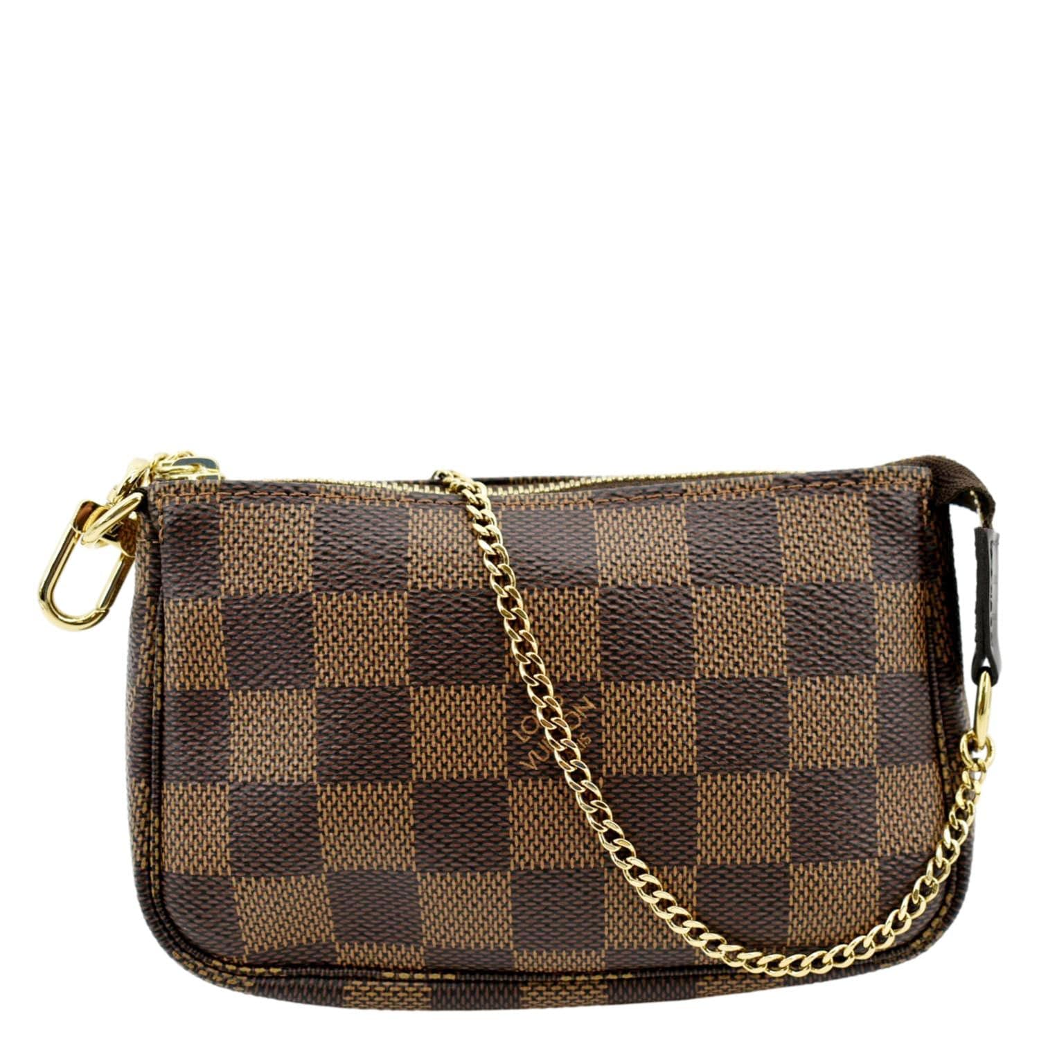 Louis Vuitton Mini Pochette Accessoires Brown Damier Ebene