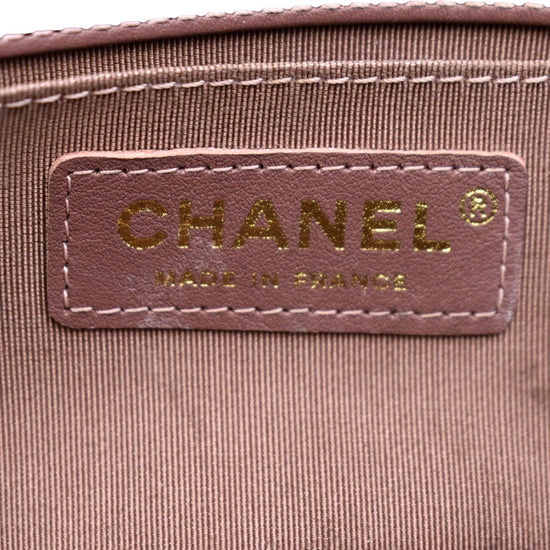 Chanel, Inc. Chanel Small hobo bag, Velvet & gold-tone metal, pink —  Fashion