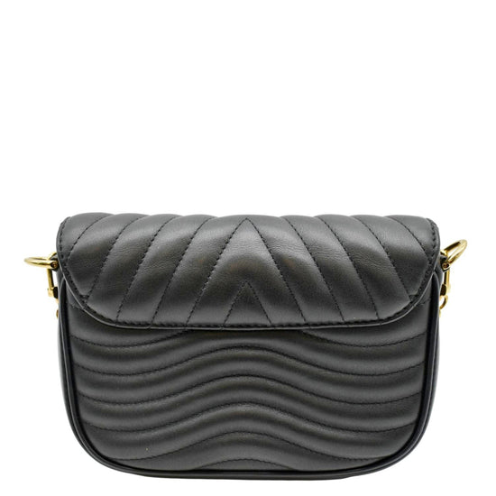 Pre-owned Multi-pochette New Wave Leather Handbag In Grey