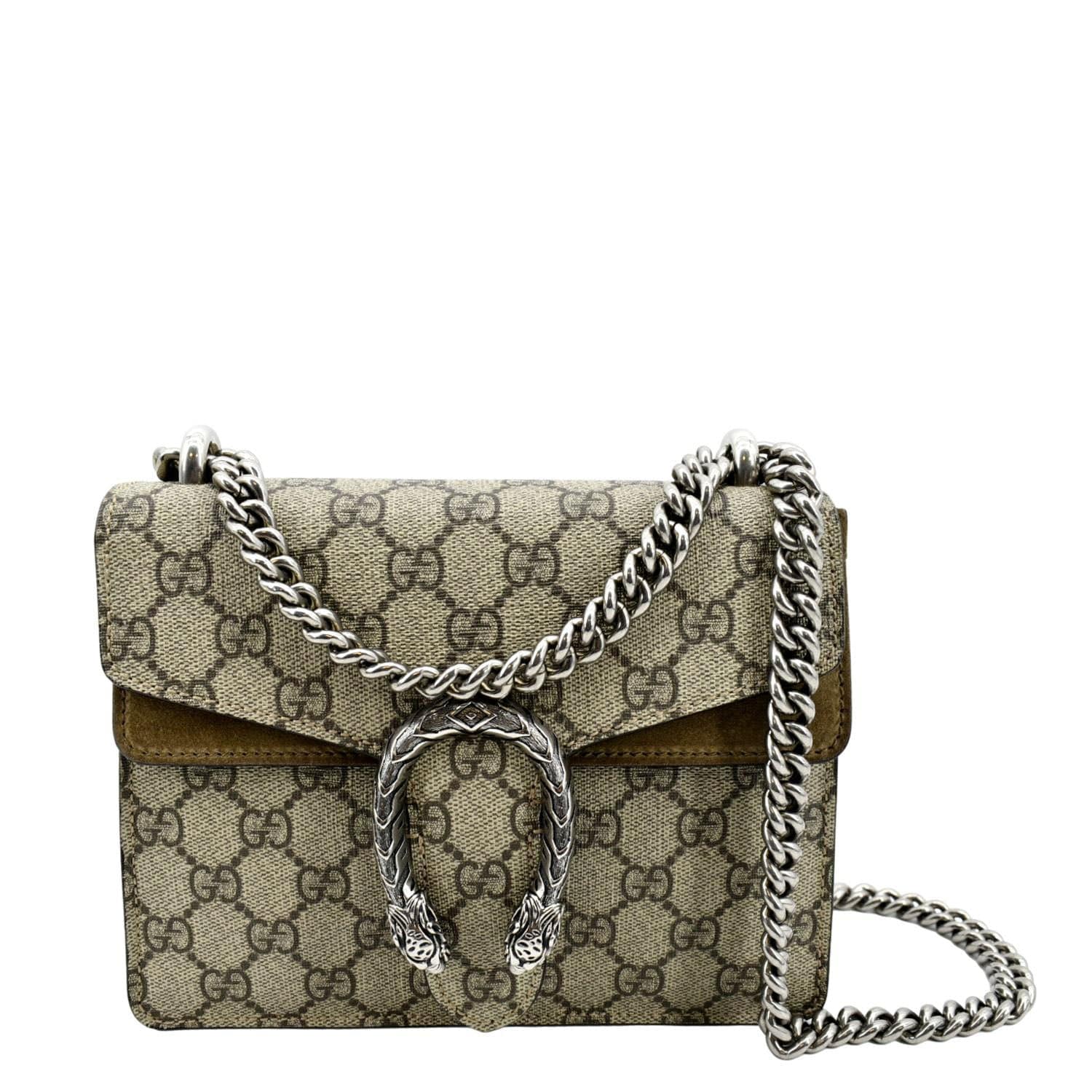 Gucci Dionysus Small GG Bag Beige/White