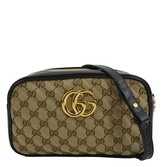Gucci Small Marmont Matelasse Camera Bag - Neutrals Crossbody Bags, Handbags  - GUC1351117