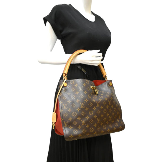 M41620 Louis Vuitton 2015 Gaia Monogram Hobo Handbag-Cherry