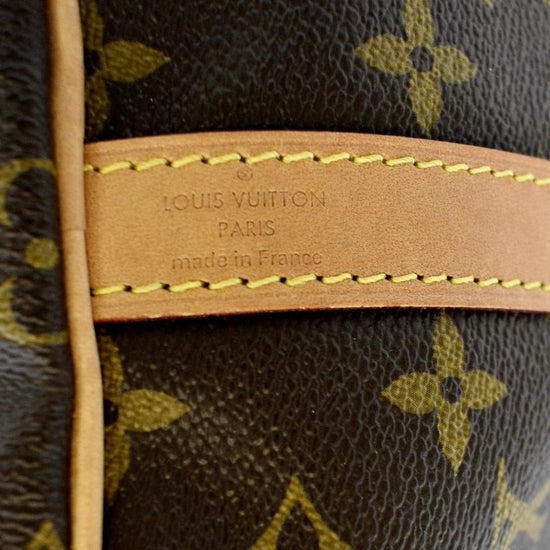 Louis Vuitton Speedy 40 Monogram La6518 Brown Coated Canvas Weekend/Travel  Bag, Louis Vuitton