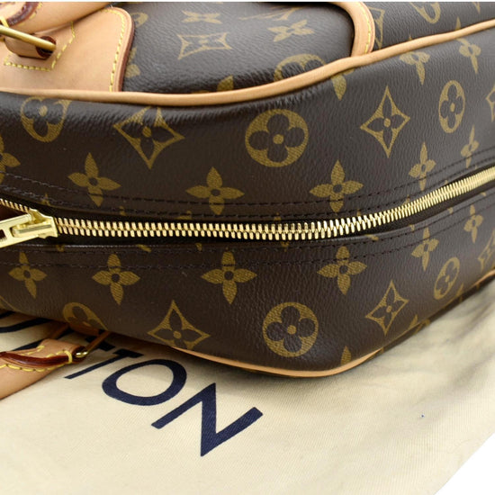 Deauville cloth handbag Louis Vuitton Brown in Cloth - 36844510
