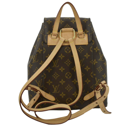 Montsouris PM Monogram Canvas/Natural leather - Handbags