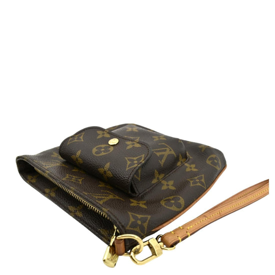 Partition Wristlet Clutch Monogram – Keeks Designer Handbags