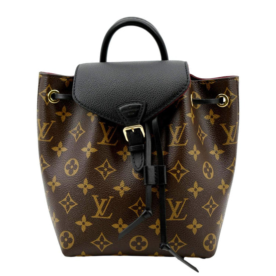 Louis Vuitton Montsouris Mm Monogram 5la511 Brown Coated Canvas Backpack, Louis  Vuitton