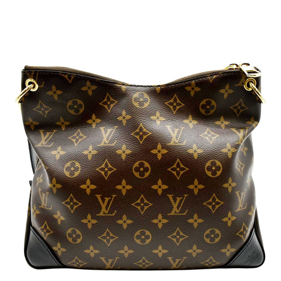 LOUIS VUITTON Odeon NM MM Monogram Canvas Shoulder Bag Brown