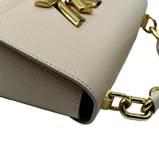 Twist leather crossbody bag Louis Vuitton Beige in Leather - 31072462