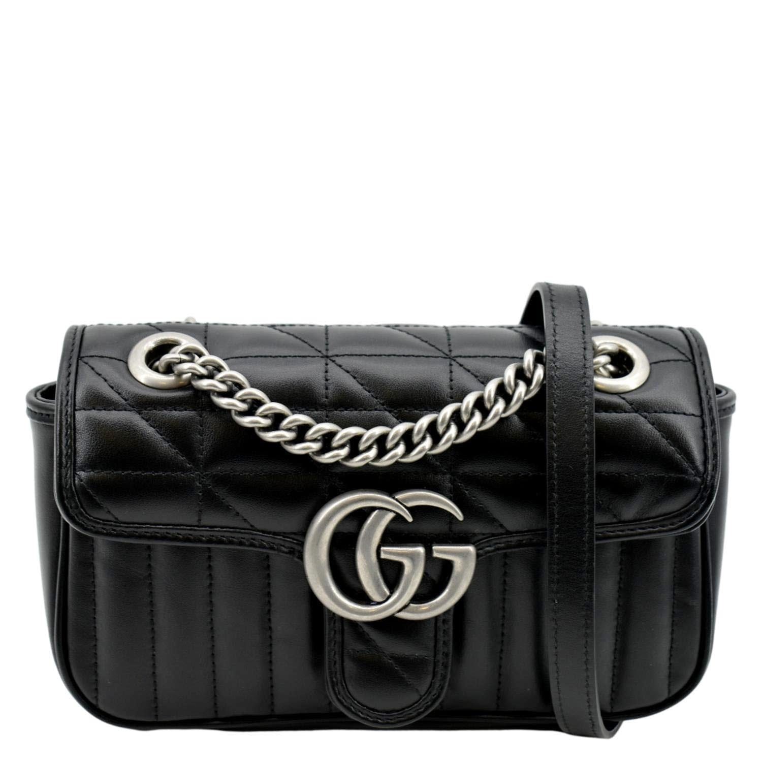 GUCCI Gg Marmont Reversible Thin Leather Belt for Women