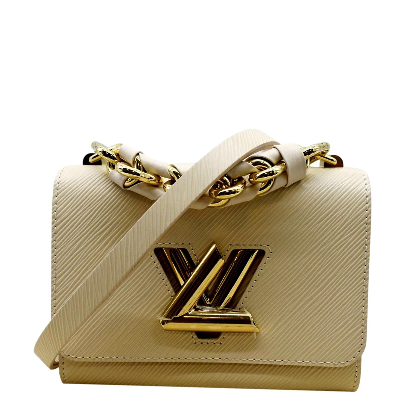 Louis Vuitton EPI Chain Flower Twist PM Cross-body Bag at 1stDibs