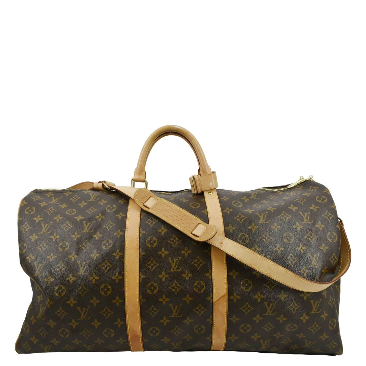 Louis Vuitton 100% Canvas Brown Monogram Keepall 55 One Size - 61% off