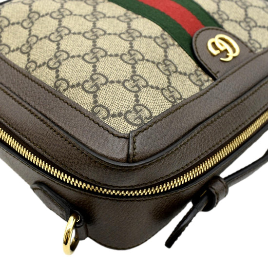 Gucci+Ophidia+Backpack+Small+Beige%2FBrown+Canvas%2FLeather for sale online
