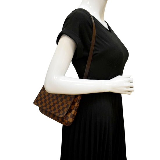 Louis Vuitton Monogram Musette Tango Short Strap Crossbody Bag Brown  ref.738147 - Joli Closet