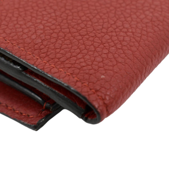 Pallas leather wallet Louis Vuitton Red in Leather - 34573712