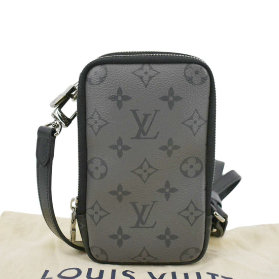 Louis Vuitton Womens Phone Pouch Monogram Eclipse Crossbody Bag – Luxe  Collective