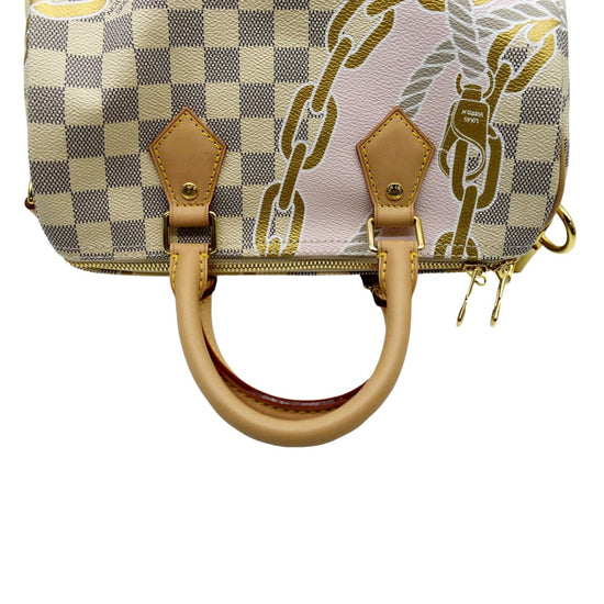 Louis Vuitton Damier Azur Nautical Speedy Bandouliere