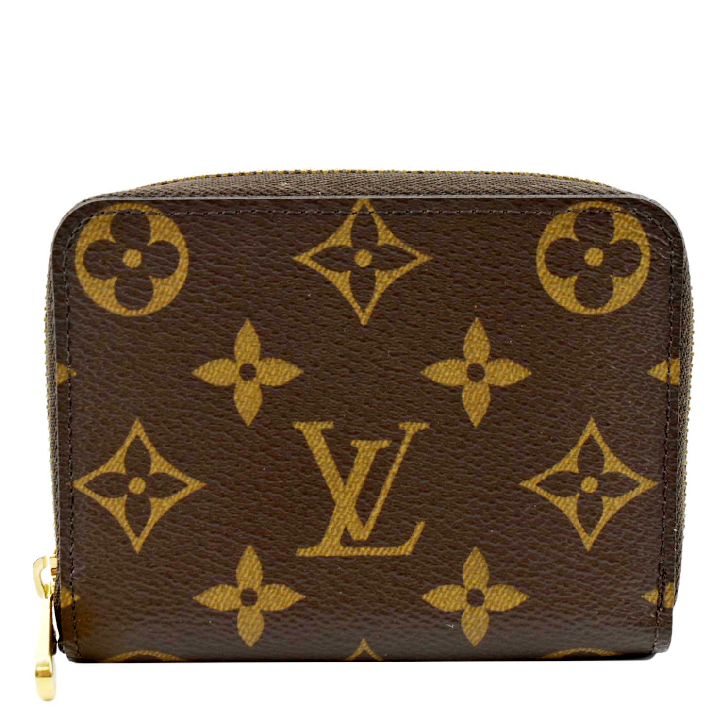 Louis Vuitton Monogram Canvas Zippy Coin Purse Brown