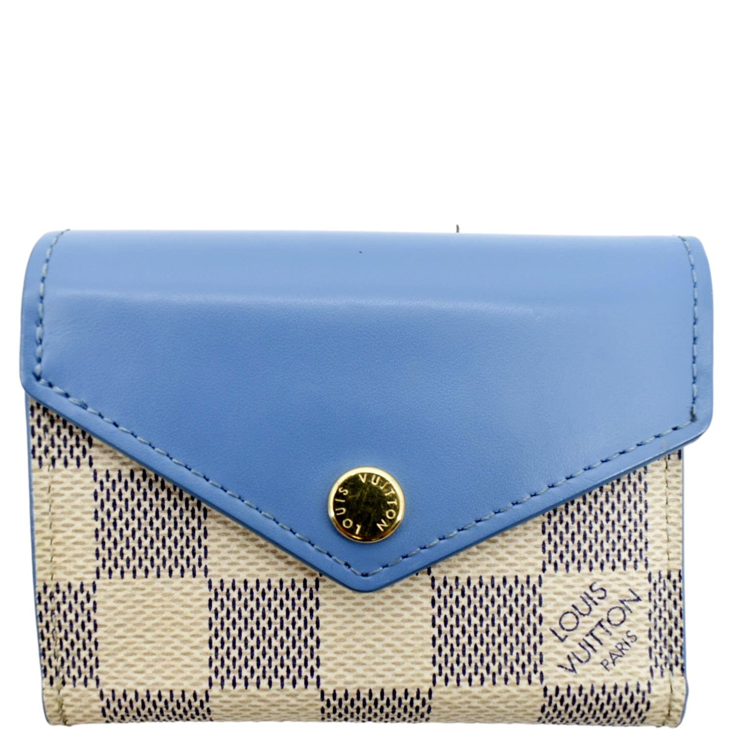 Zoé Wallet Damier Azur - Women - Small Leather Goods