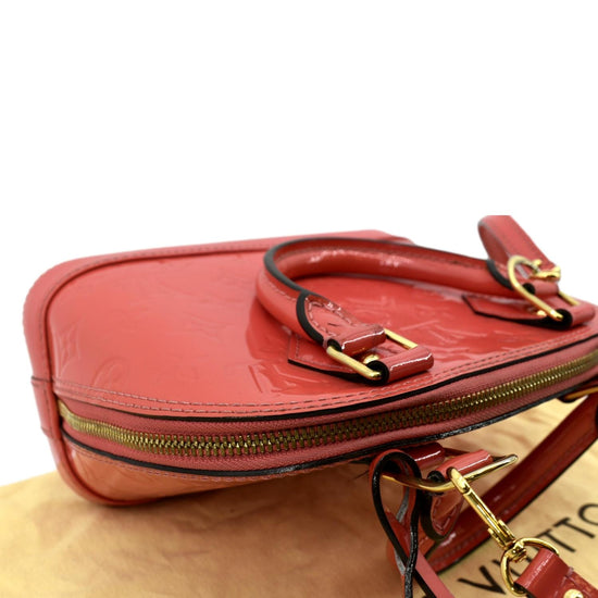 Louis Vuitton Monogram Vernis Alma BB - Red Handle Bags, Handbags -  LOU760717