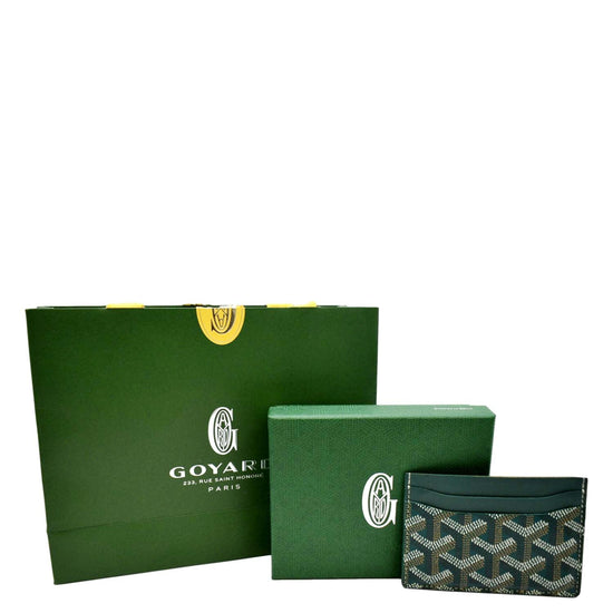 Goyard Saint Sulpice Green in Canvas/Calfskin - US