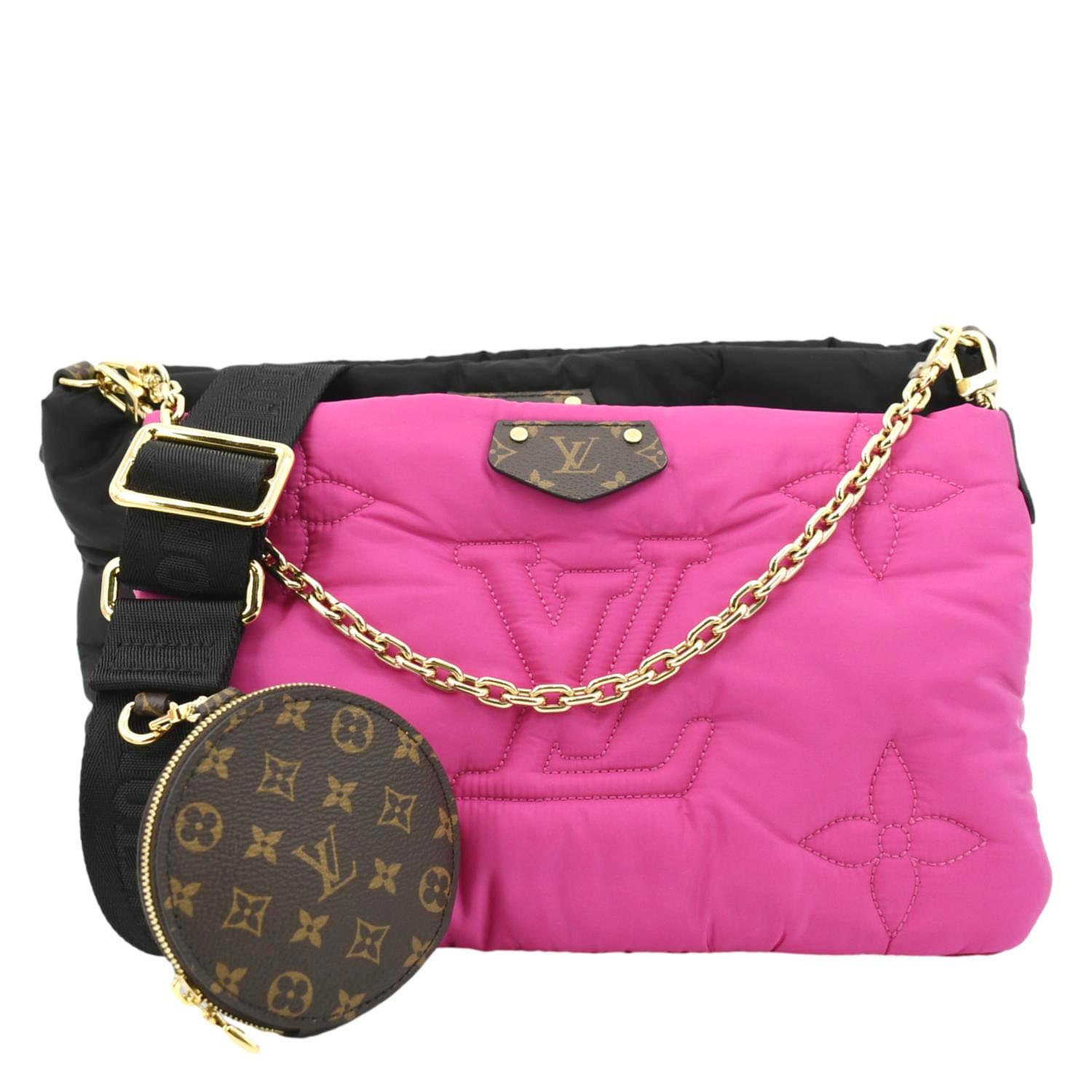 Louis Vuitton Pink And Monogram Coated Canvas Multi-Pochette